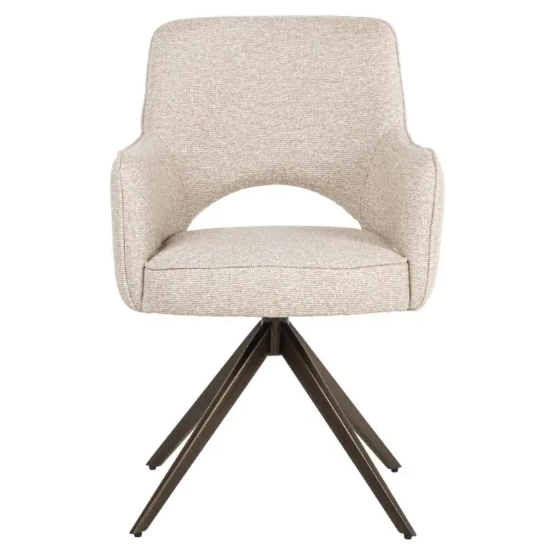 - Eetkamerstoel Ginerva biscotti swivel