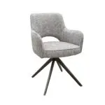 - Eetkamerstoel Ginerva earth tweed swivel