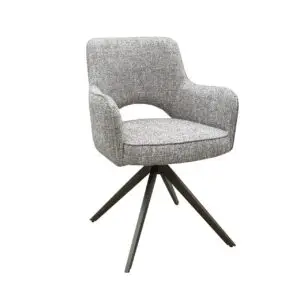 - Eetkamerstoel Ginerva earth tweed swivel