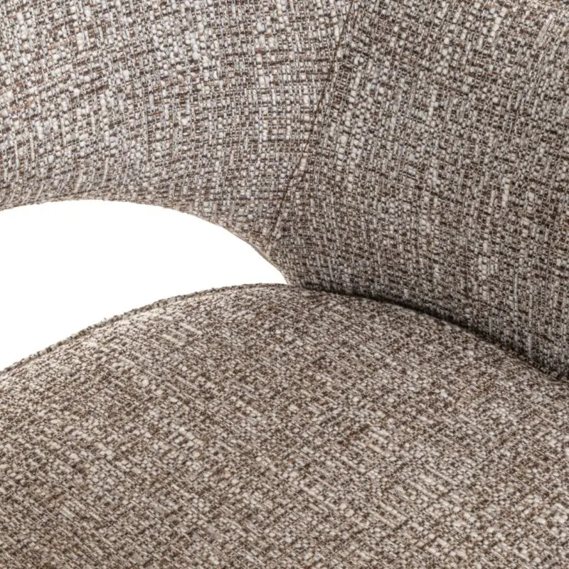 - Eetkamerstoel Ginerva earth tweed swivel