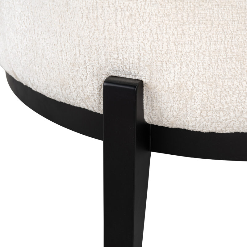 - Lounge stoel Montana white chenille