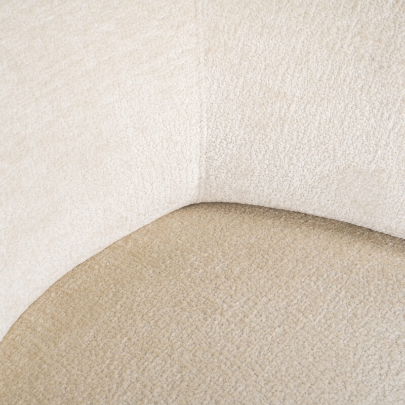 - Lounge stoel Montana white chenille