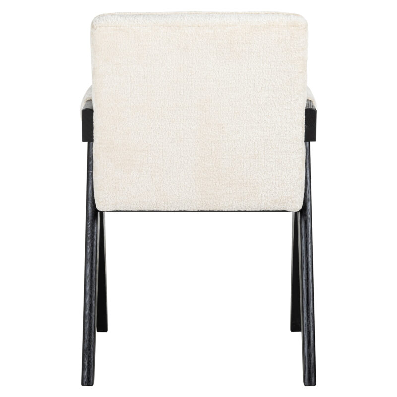 - Eetkamerstoel Cooper white chenille