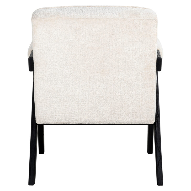 - Lounge stoel Cooper white chenille