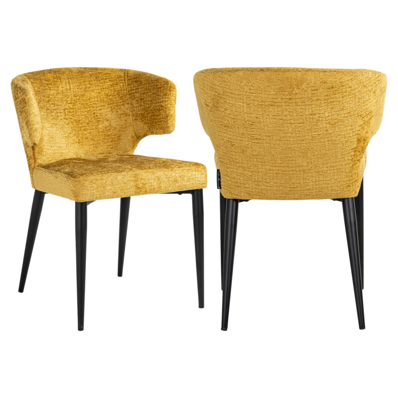 - Eetkamerstoel Taylor mustard fusion