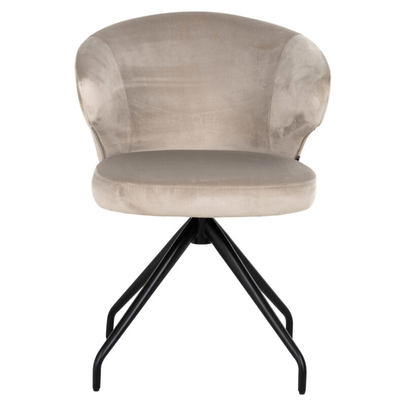 - Eetkamerstoel Milly khaki velvet