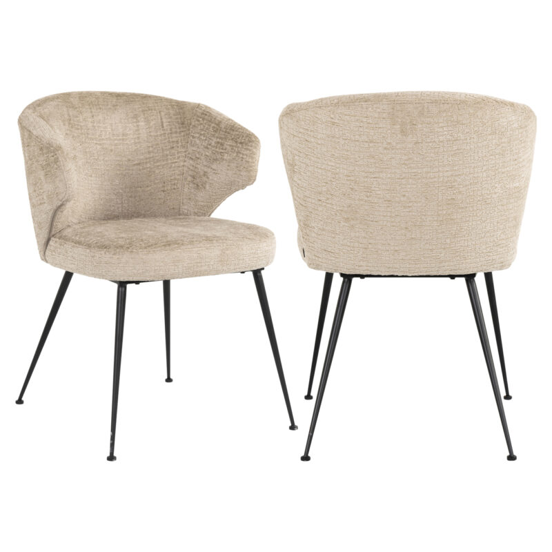 - Eetkamerstoel Xandra desert fusion fire retardant