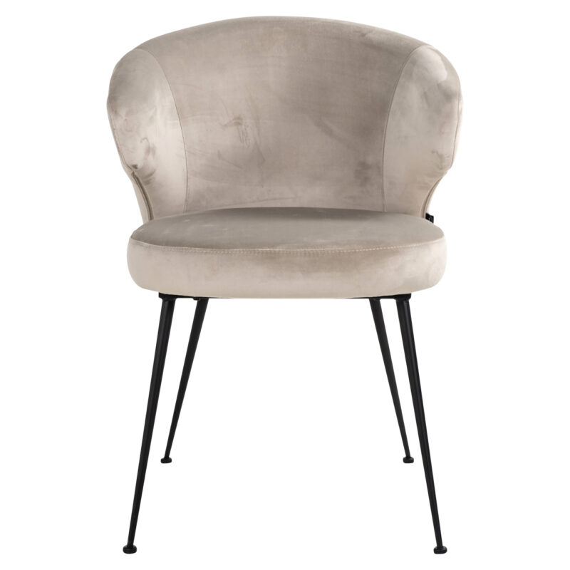 - Eetkamerstoel Xandra khaki velvet