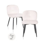 - Eetkamerstoel Kiki sheep white (Set of 2)