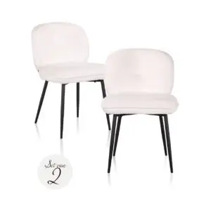 - Eetkamerstoel Kiki sheep white (Set of 2)
