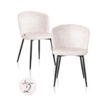 - Eetkamerstoel Sandy cream fusion (Set of 2)