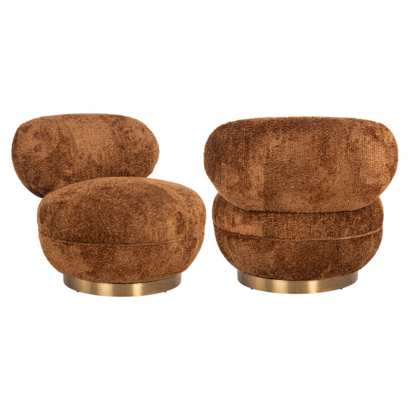 - Lounge stoel Jace lovely cinnamon
