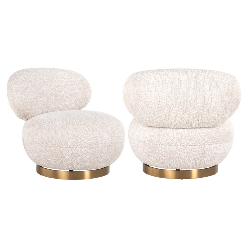 - Lounge stoel Jace lovely cream