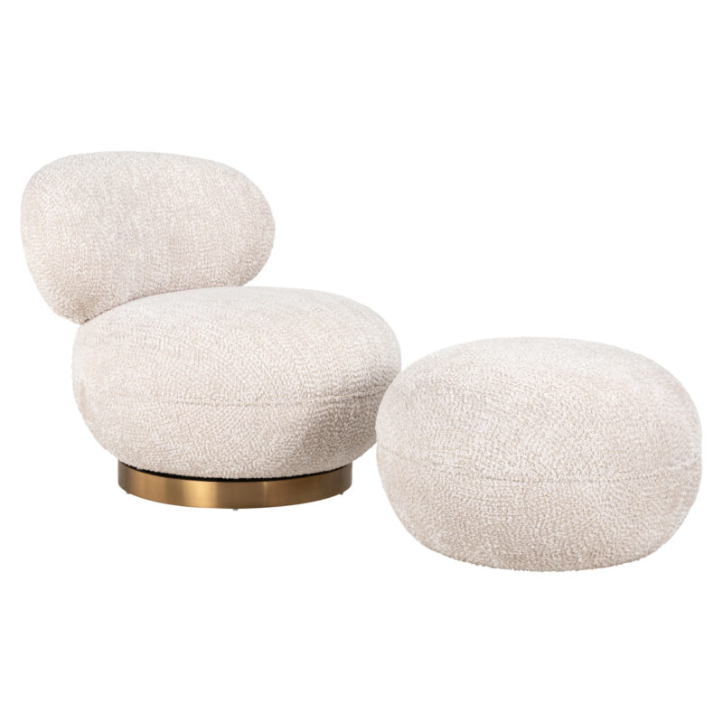 - Lounge stoel Jace lovely cream