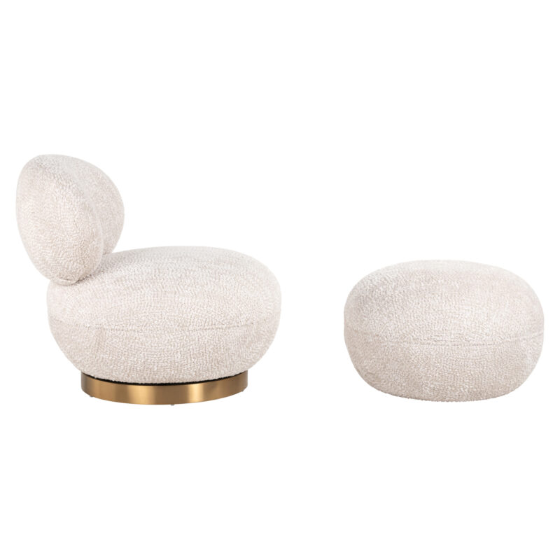 - Lounge stoel Jace lovely cream