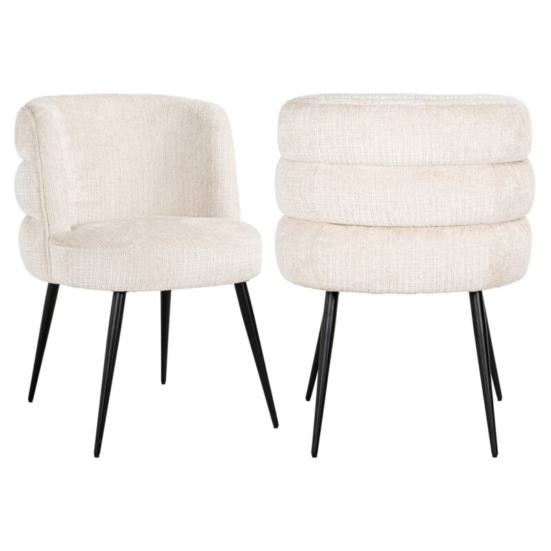 - Eetkamerstoel Stella niagara beige  fire retardant