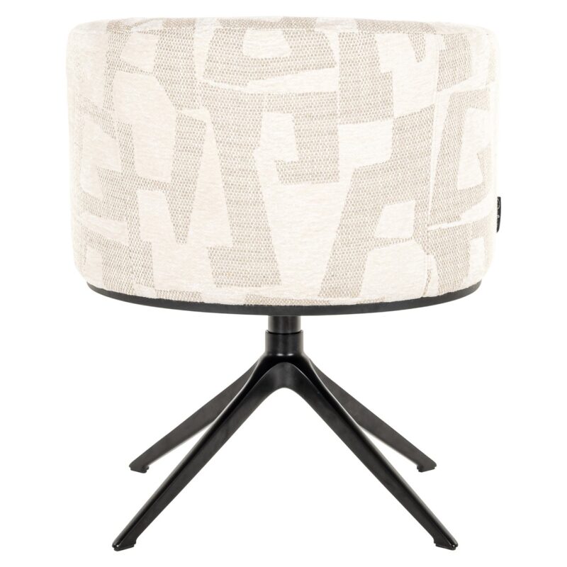 - Eetkamerstoel Cheyenne beige graffic