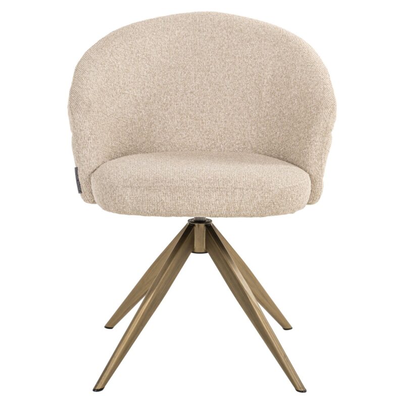 - Eetkamerstoel Zendaya biscotti fire retardant
