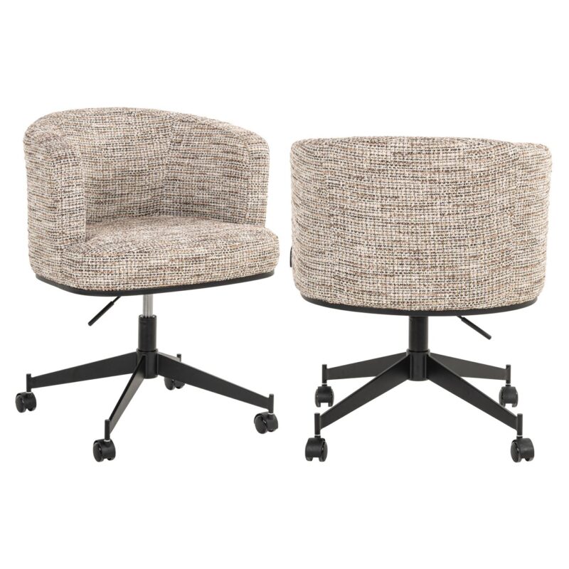 - Eetkamerstoel Rochenne trendy nature on wheels