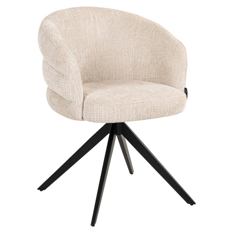 - Eetkamerstoel Serenity niagara beige  fire retardant