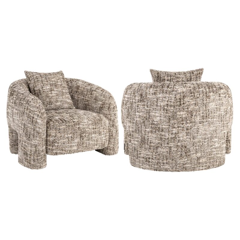 - Lounge stoel Tuscany brown omara