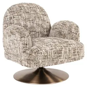 - Lounge stoel Kagney brown omara swivel