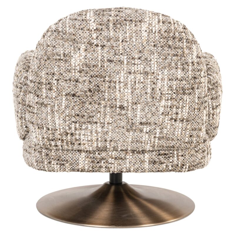 - Lounge stoel Kagney brown omara swivel