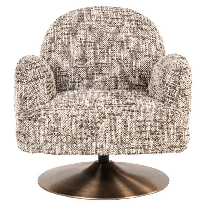 - Lounge stoel Kagney brown omara swivel