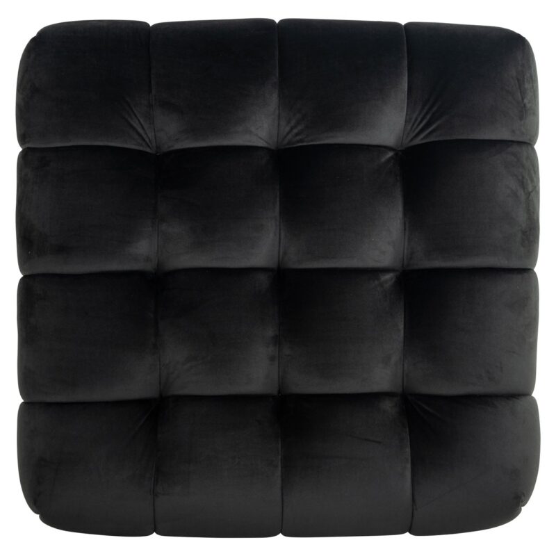- Poef & Voetenbank Huxley anthracite velvet