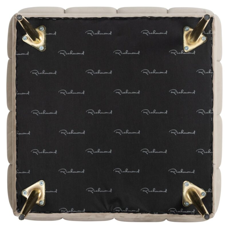 - Poef & Voetenbank Huxley khaki velvet