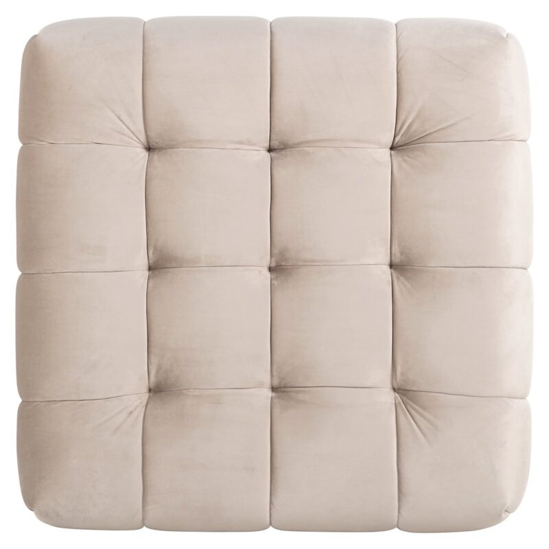 - Poef & Voetenbank Huxley khaki velvet