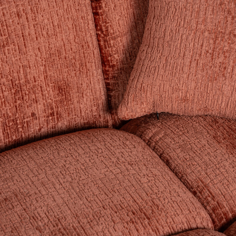 - Bank Cube blush fusion 3-seater + lounge left