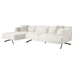 - Bank Donovan cream fusion 3-seater + lounge left