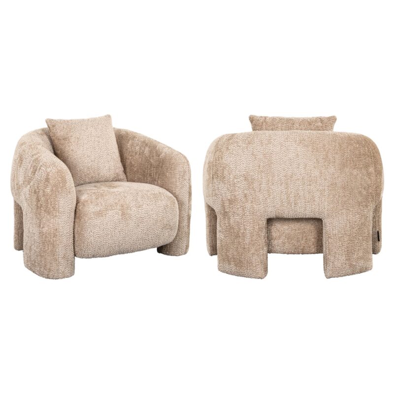- Lounge stoel Milania lovely beige