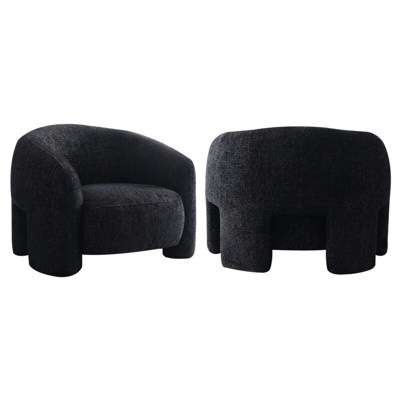 - Lounge stoel Milania lovely black