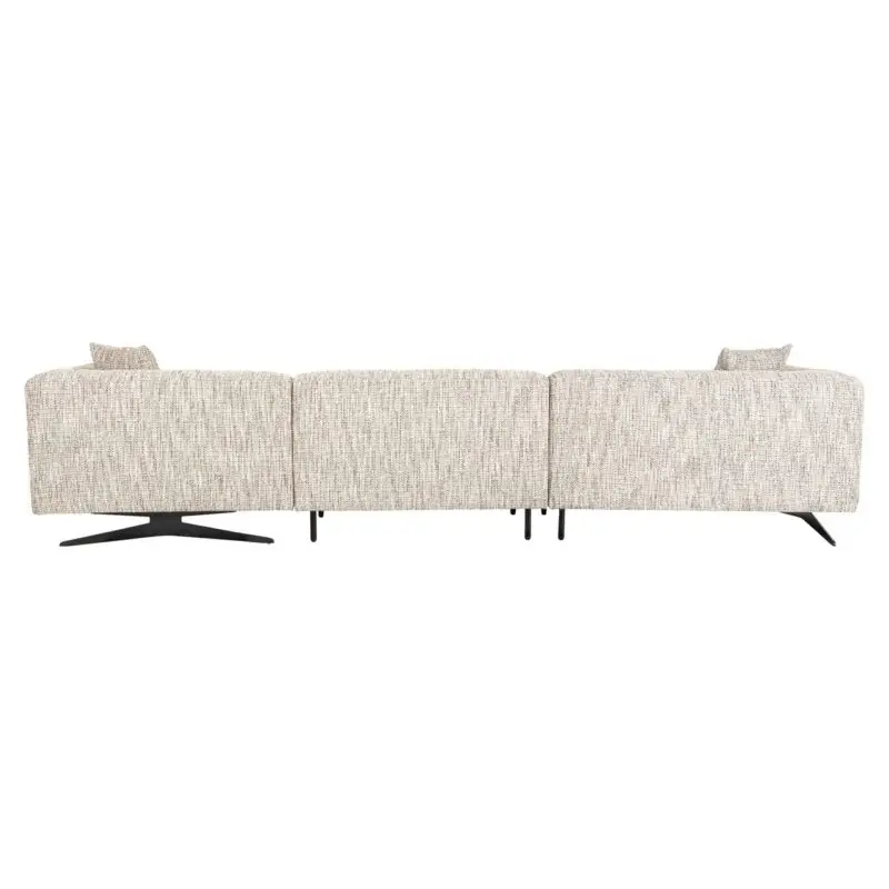 - Bank Hoxton trendy nature 3-seater + lounge right