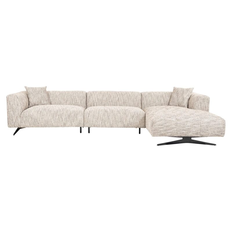 - Bank Hoxton trendy nature 3-seater + lounge right