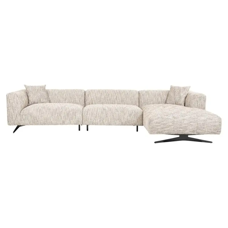 - Bank Hoxton trendy nature 3-seater + lounge right