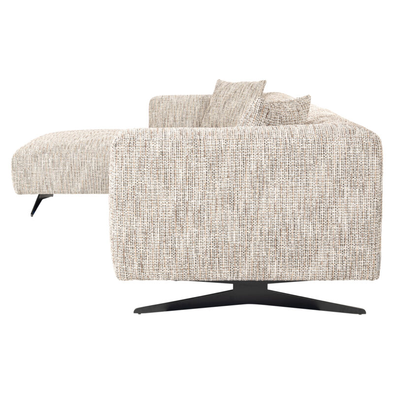 - Bank Hoxton trendy nature 3-seater + lounge left