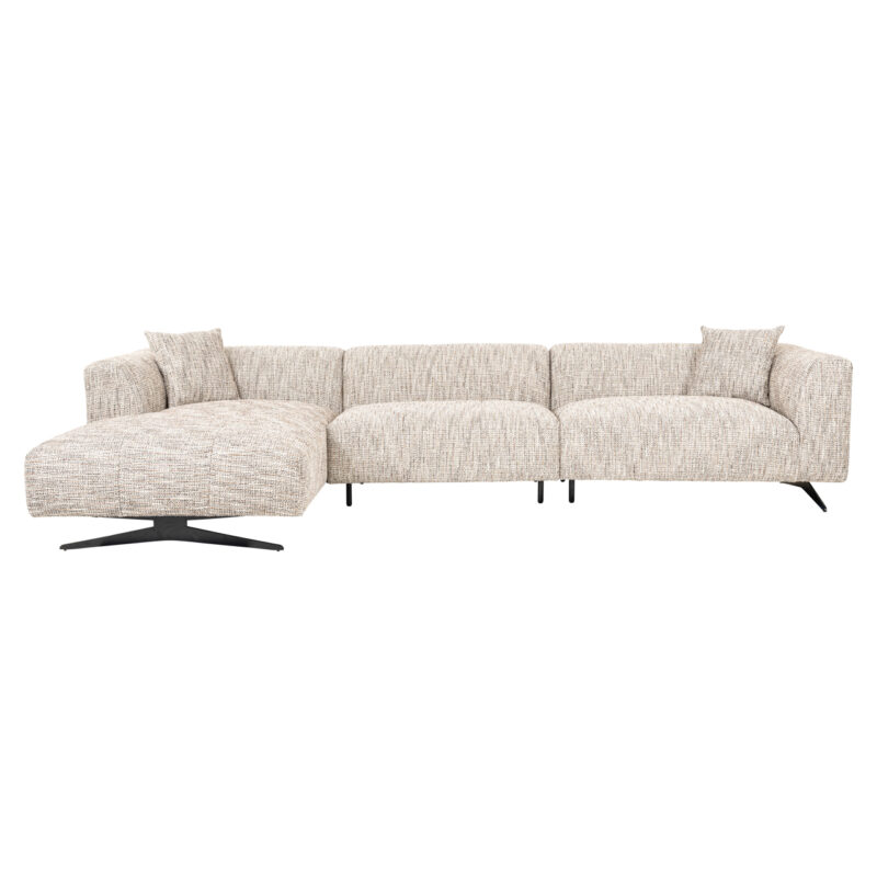 - Bank Hoxton trendy nature 3-seater + lounge left