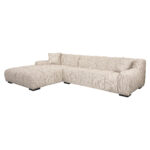 - Bank Hazel trendy nature 3-seater + lounge left