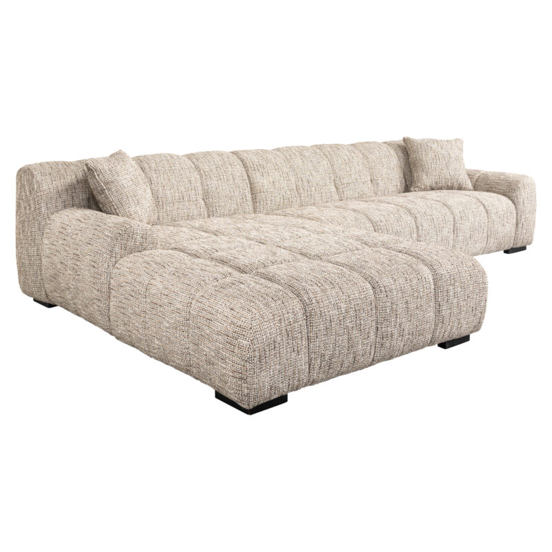 - Bank Hazel trendy nature 3-seater + lounge left