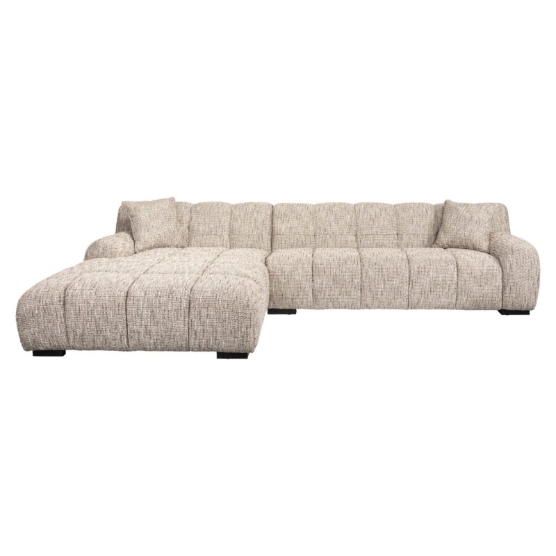 - Bank Hazel trendy nature 3-seater + lounge left