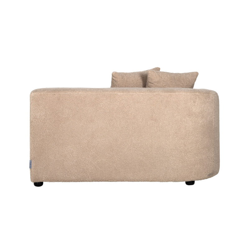 - Bank Grayson sand furry arm left fully upholstered
