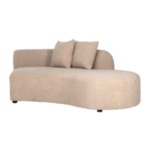 - Bank Grayson sand furry ottoman right fully upholstered