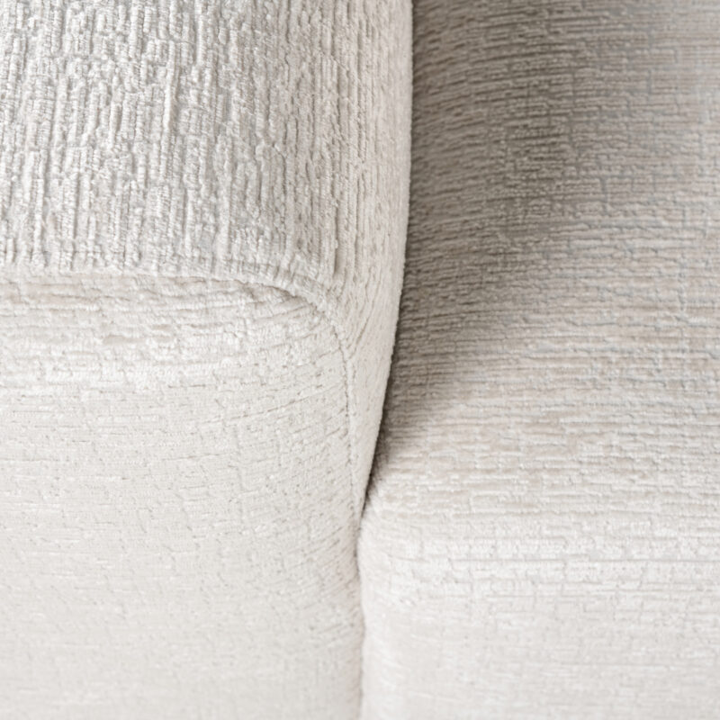 - Bank Lund cream fusion 3-seater + ottoman right