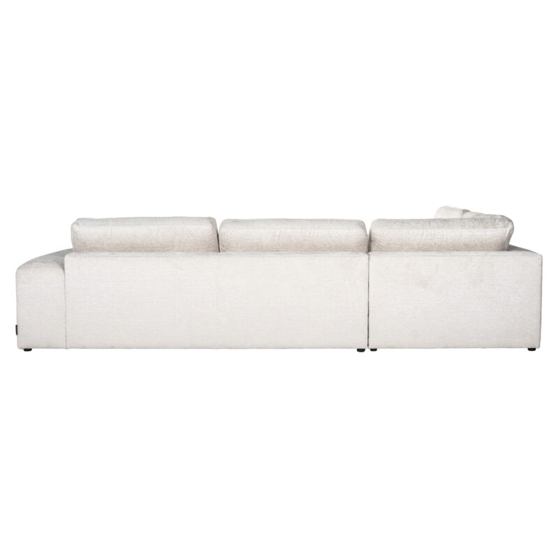 - Bank Lund cream fusion 3-seater + ottoman left