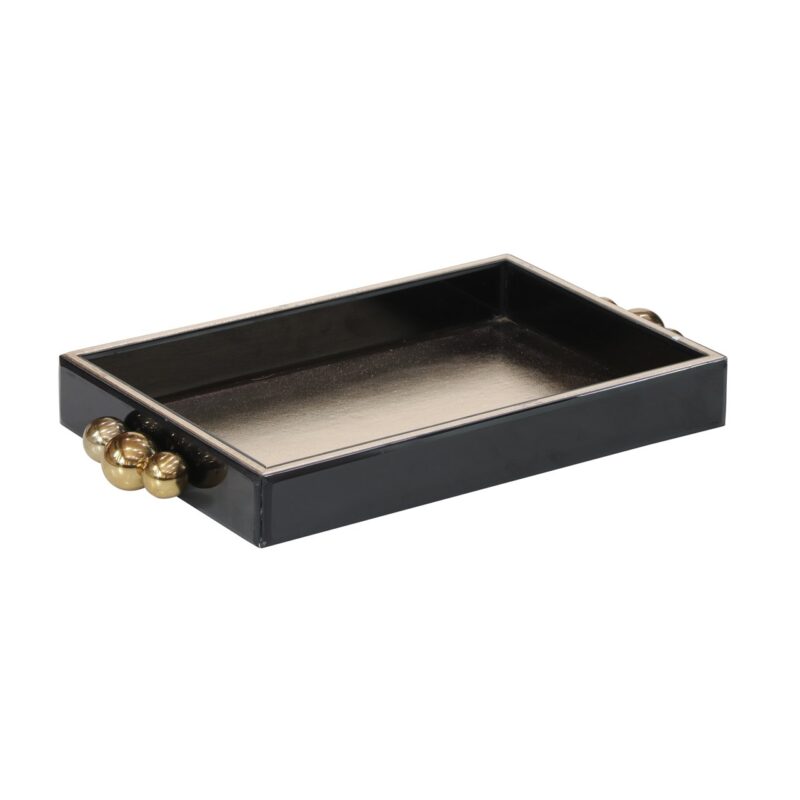 - Dienblad Liv black/gold