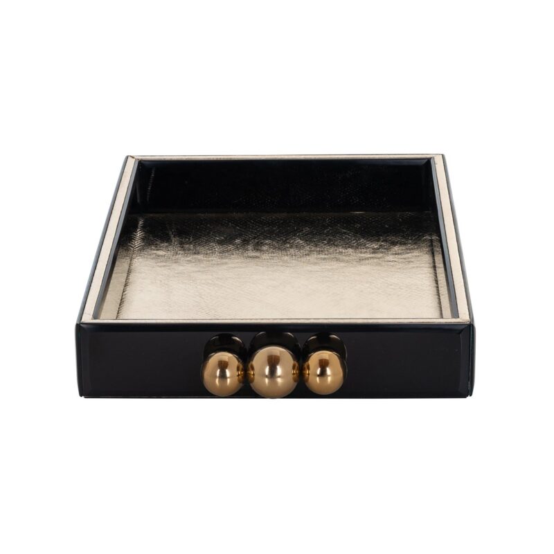 - Dienblad Liv black/gold