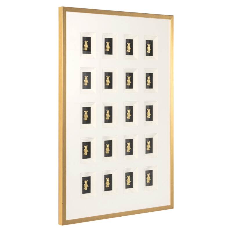 - Wall art Bear black/gold